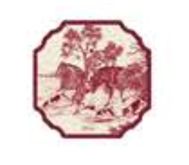 TOILE DE JOUY COASTER - BURGUNDY