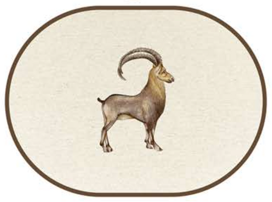 ANIMALI DEL BOSCO PLACEMAT - IBEX