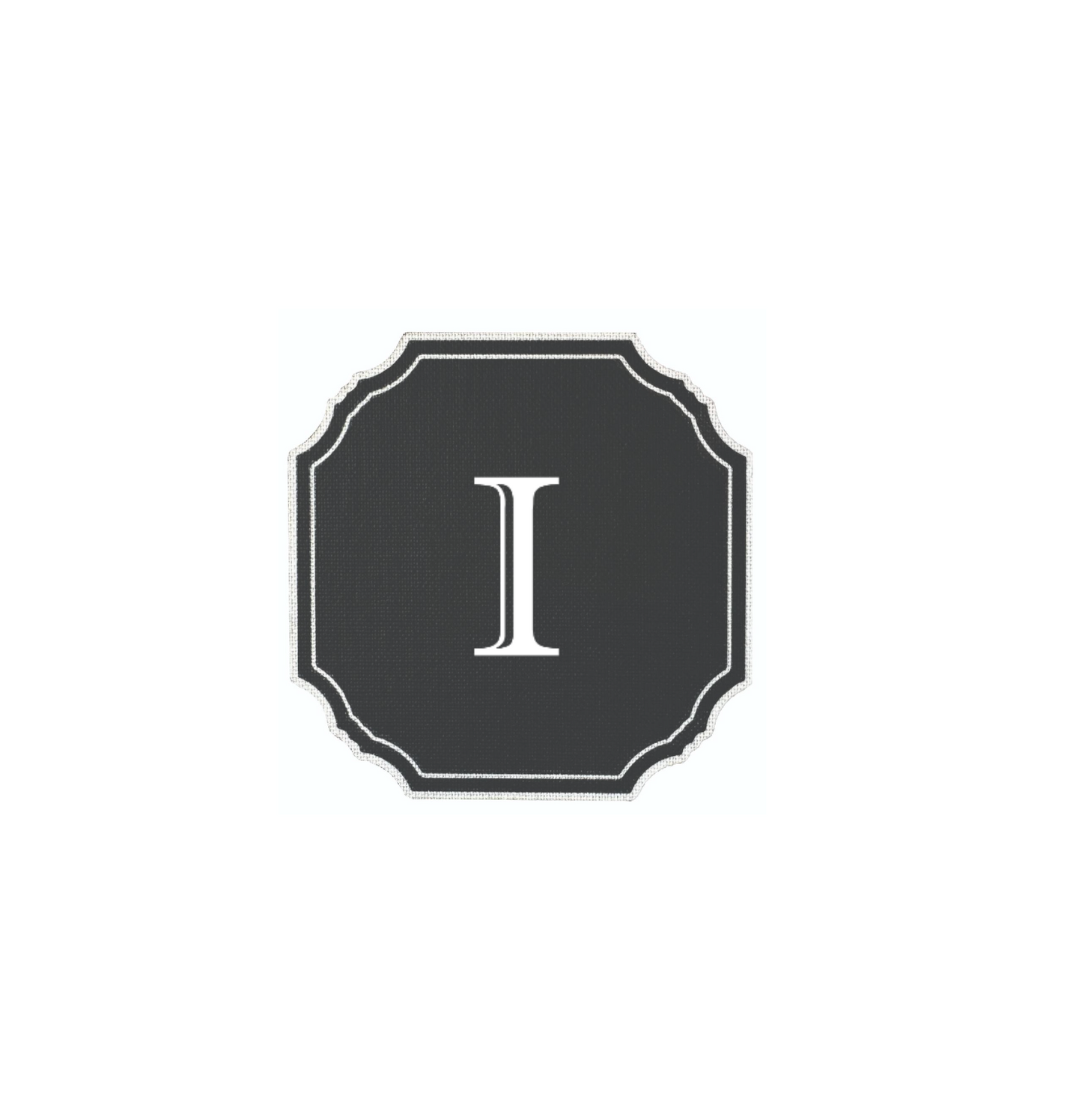 BLACK COASTER - MODERN ALPHABET