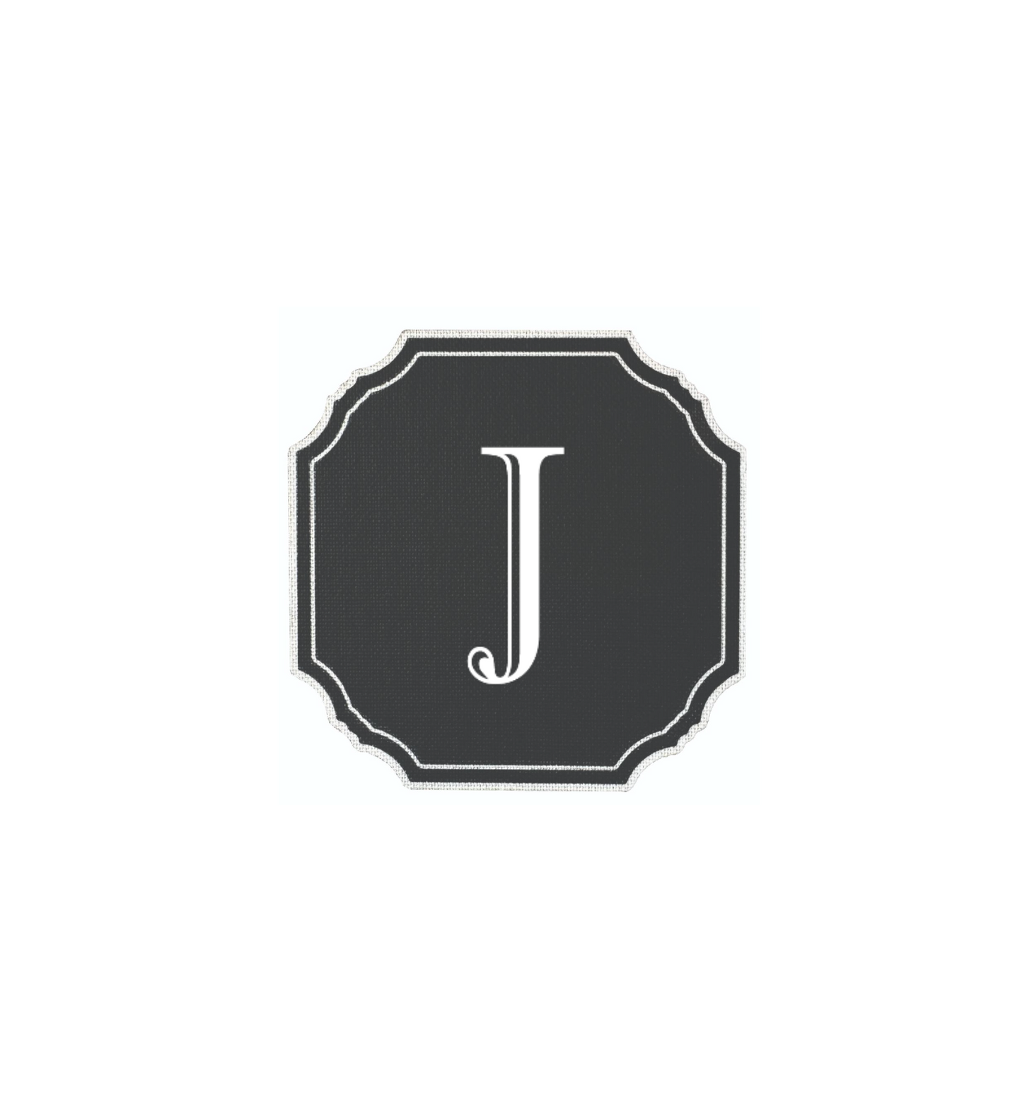 BLACK COASTER - MODERN ALPHABET