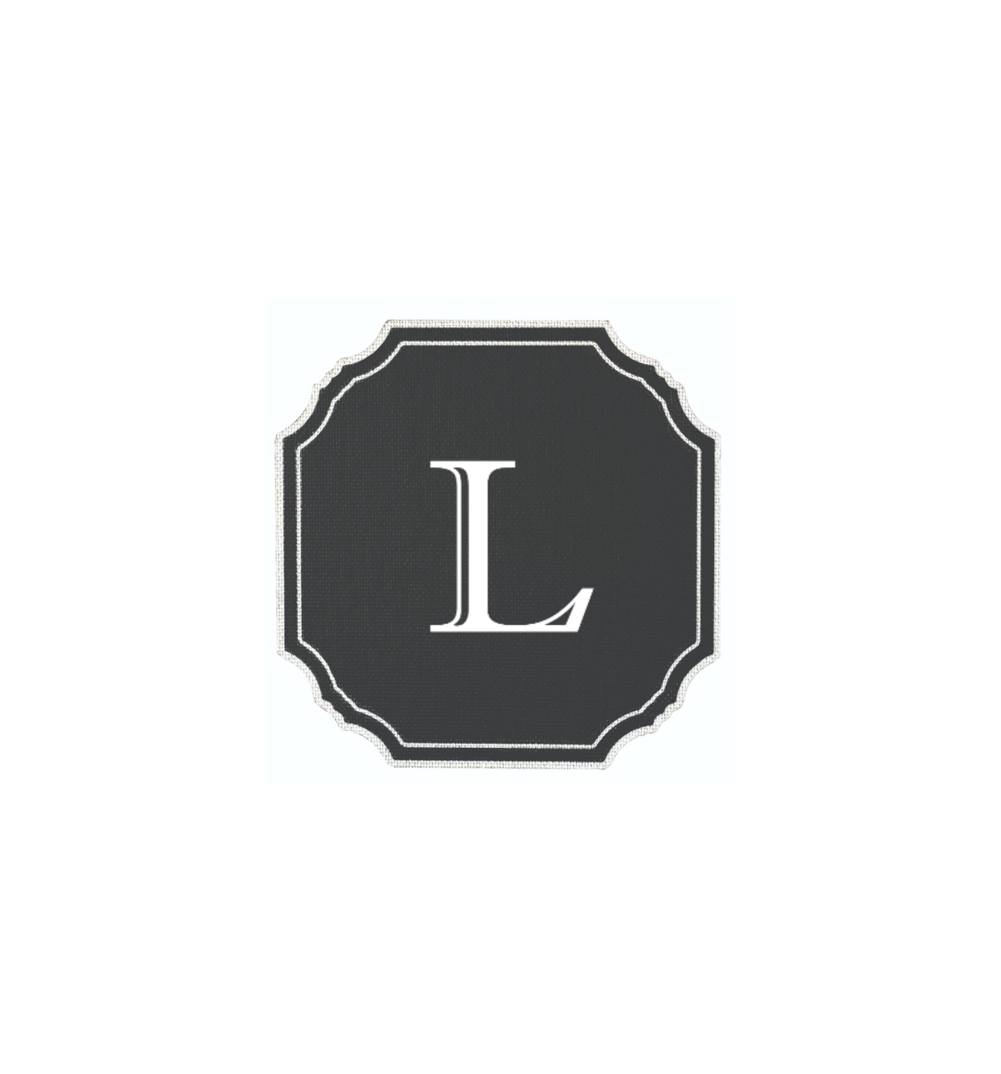 BLACK COASTER - MODERN ALPHABET