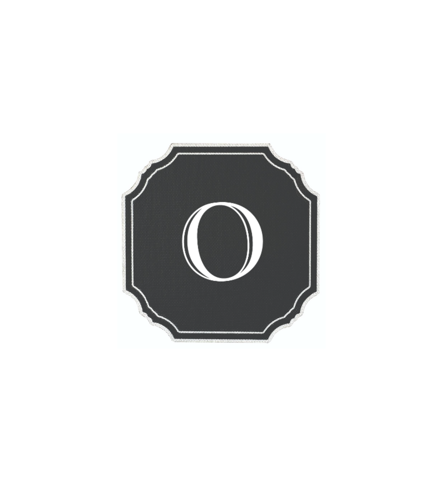 BLACK COASTER - MODERN ALPHABET