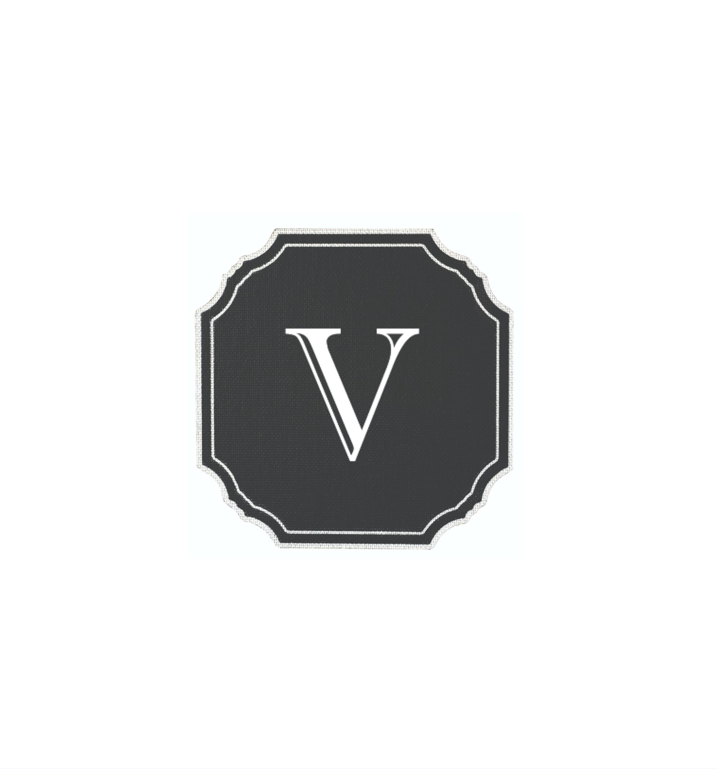 BLACK COASTER - MODERN ALPHABET