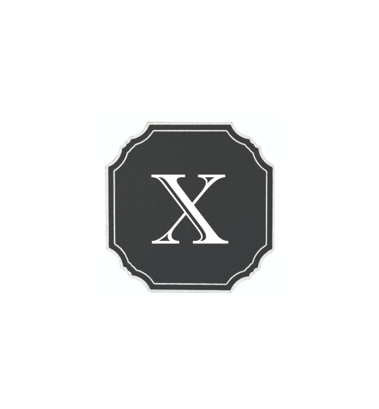 BLACK COASTER - MODERN ALPHABET