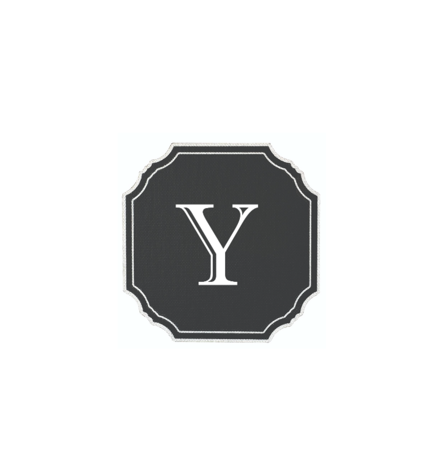 BLACK COASTER - MODERN ALPHABET
