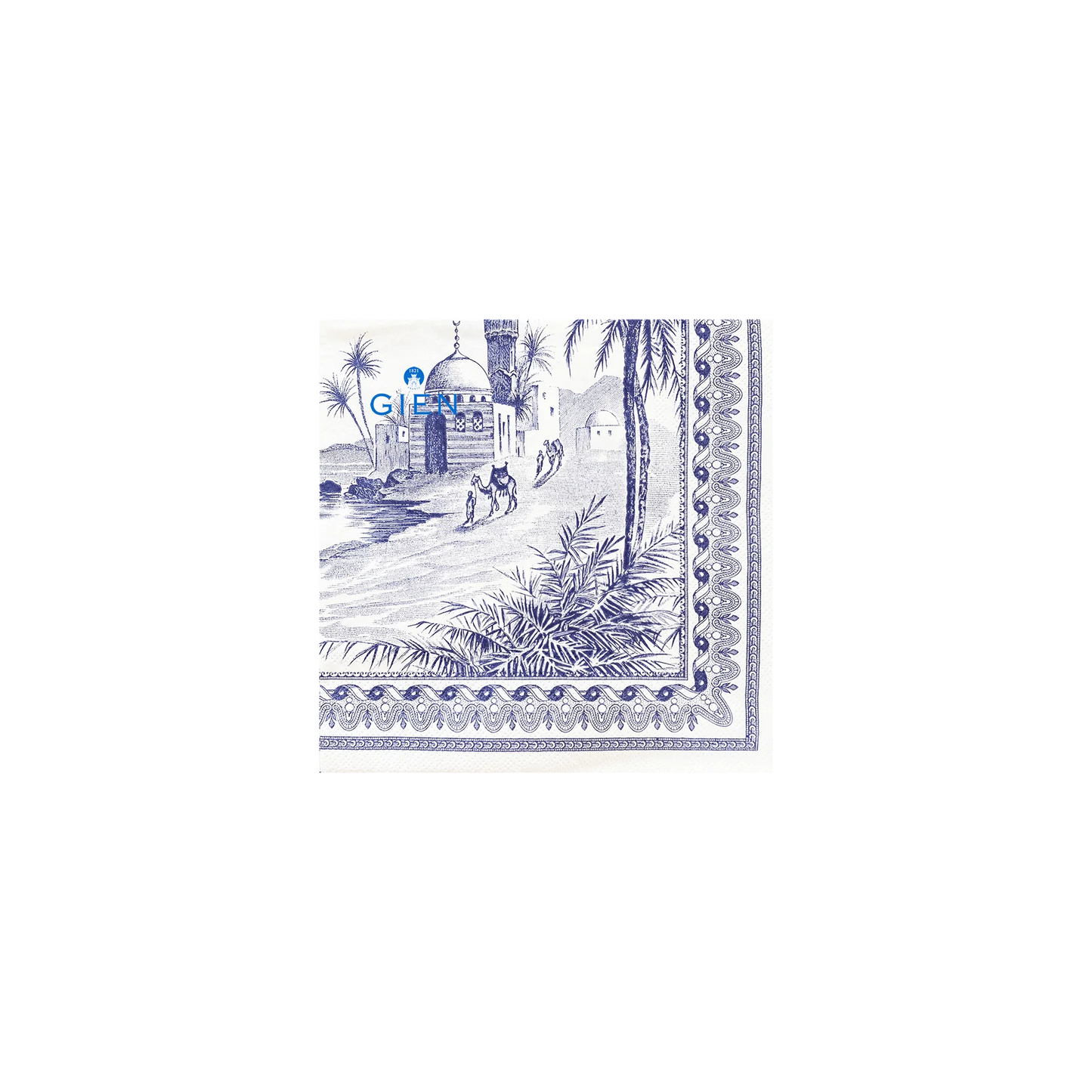 LES DEPAREILLEES BLUE - PACK OF 20 PAPER NAPKINS