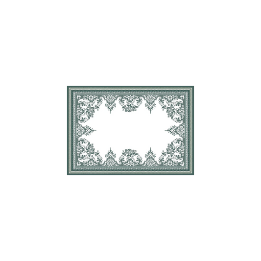 LES DEPAREILLEES GREEN - SET OF 2 PLACEMAT