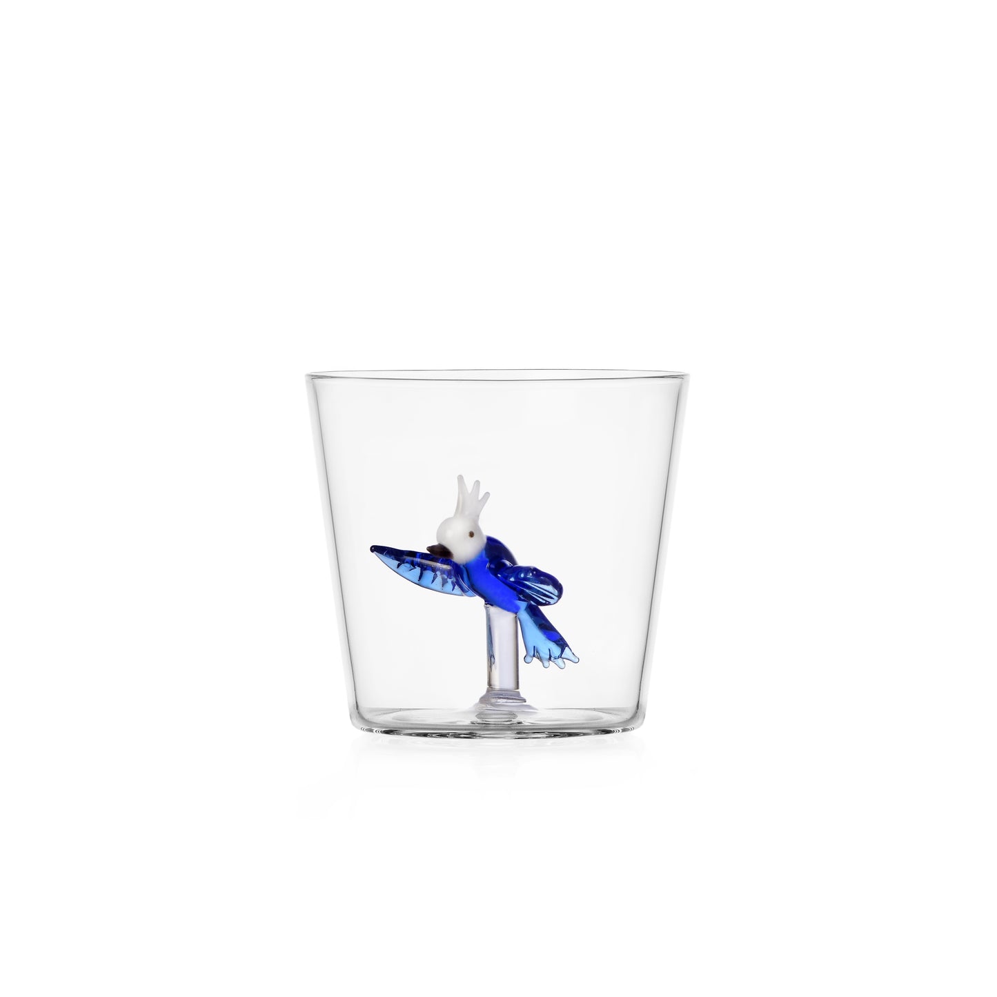 TALKING TREES - tumbler blue tropical bird
