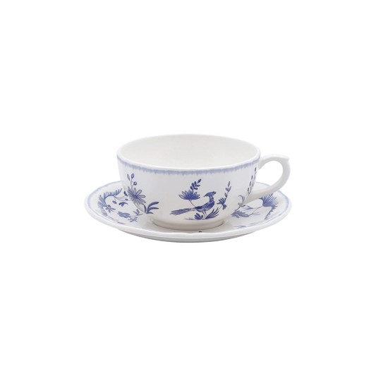 PARADIS BLEU - SET OF 2 BREAKFAST CUPS & SAUCERS