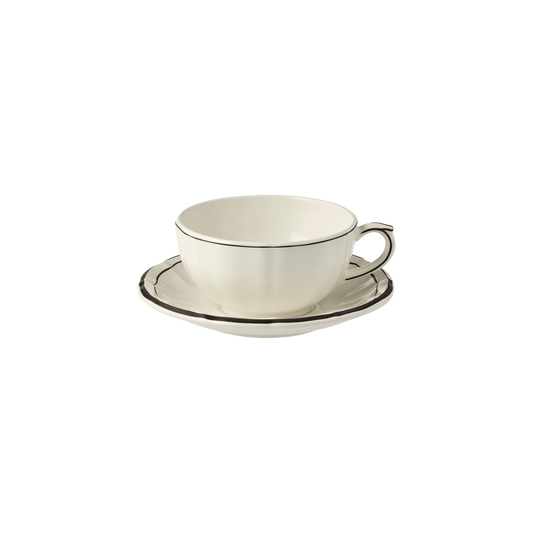 FILET - BREAKFAST CUPS & SAUCERS (2 SET)