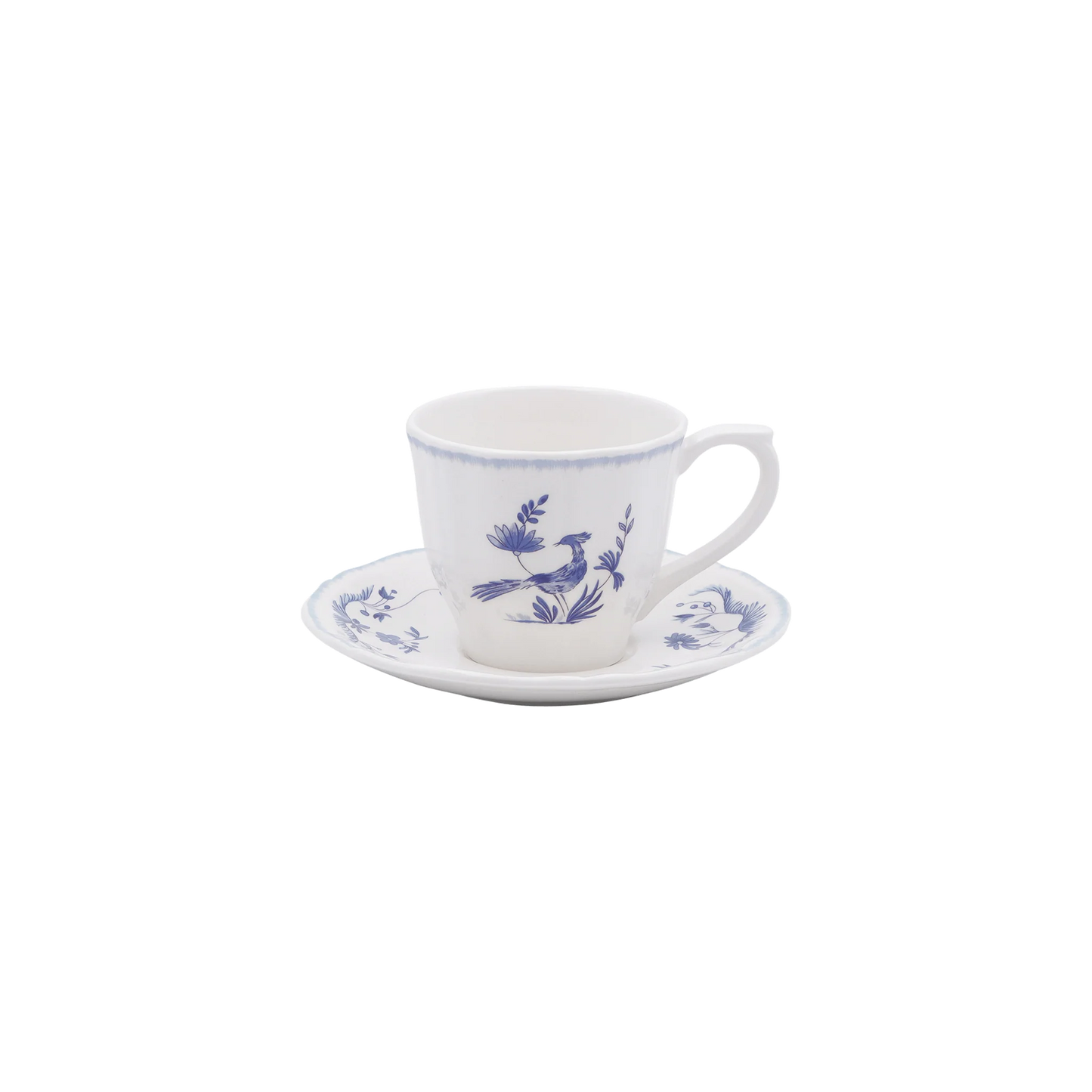 PARADIS BLEU - SET OF 2 US TEA CUPS & SAUCERS