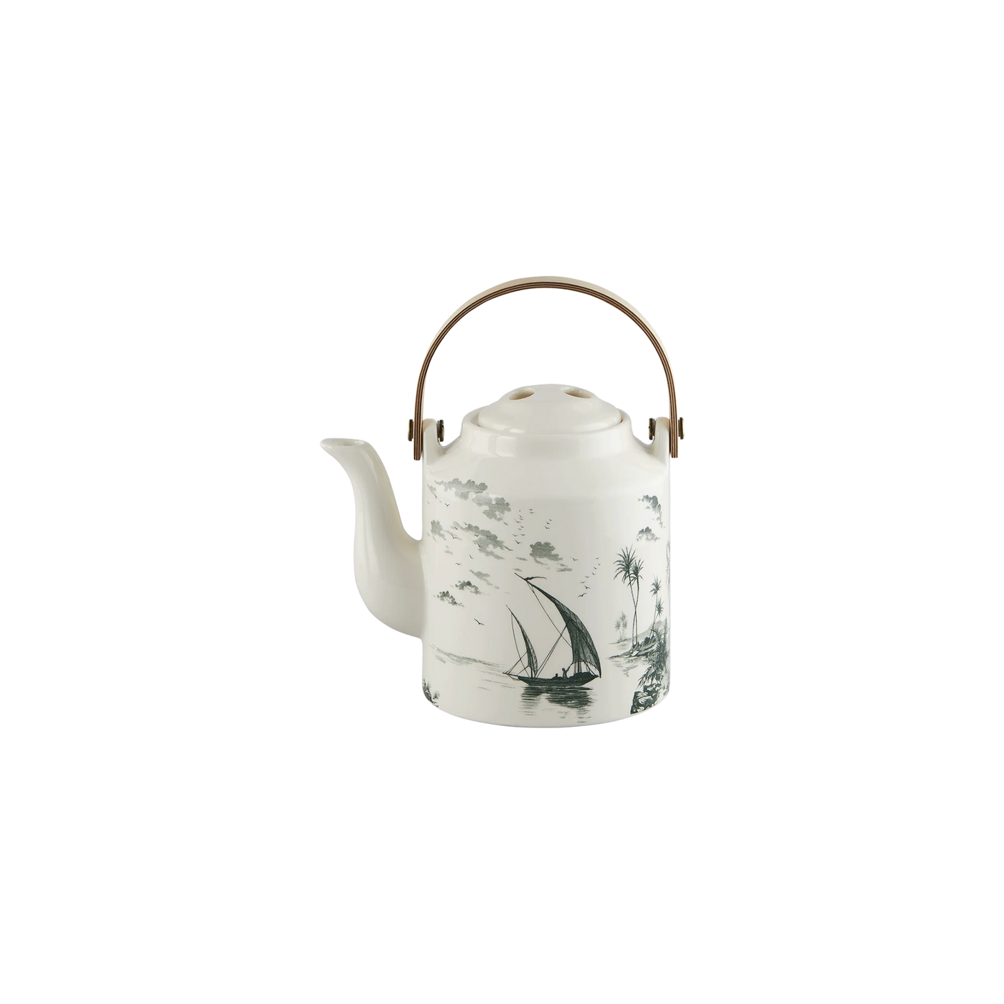 LES DEPAREILLEES GREEN - JAPANESE TEAPOT