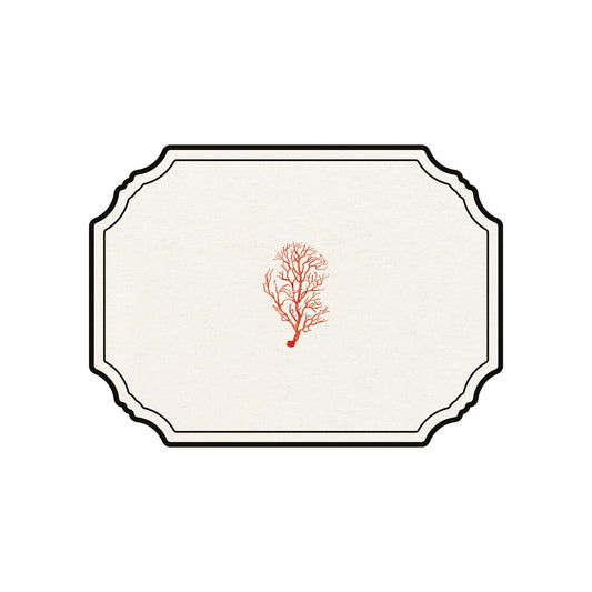 ANIMATE FRAMES PLACEMAT - CORAL