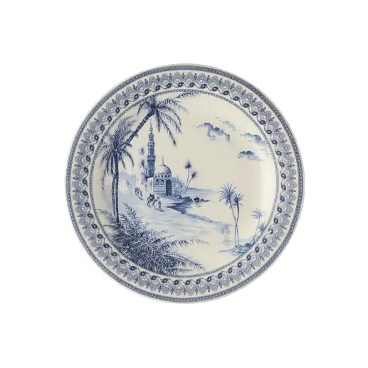 LES DEPAREILLEES BLUE - BOX OF 4 CANAPE PLATES