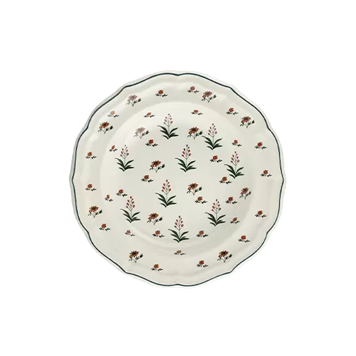 HERBIER DU PARADIS - BOX OF 4 RIM SOUP PLATES