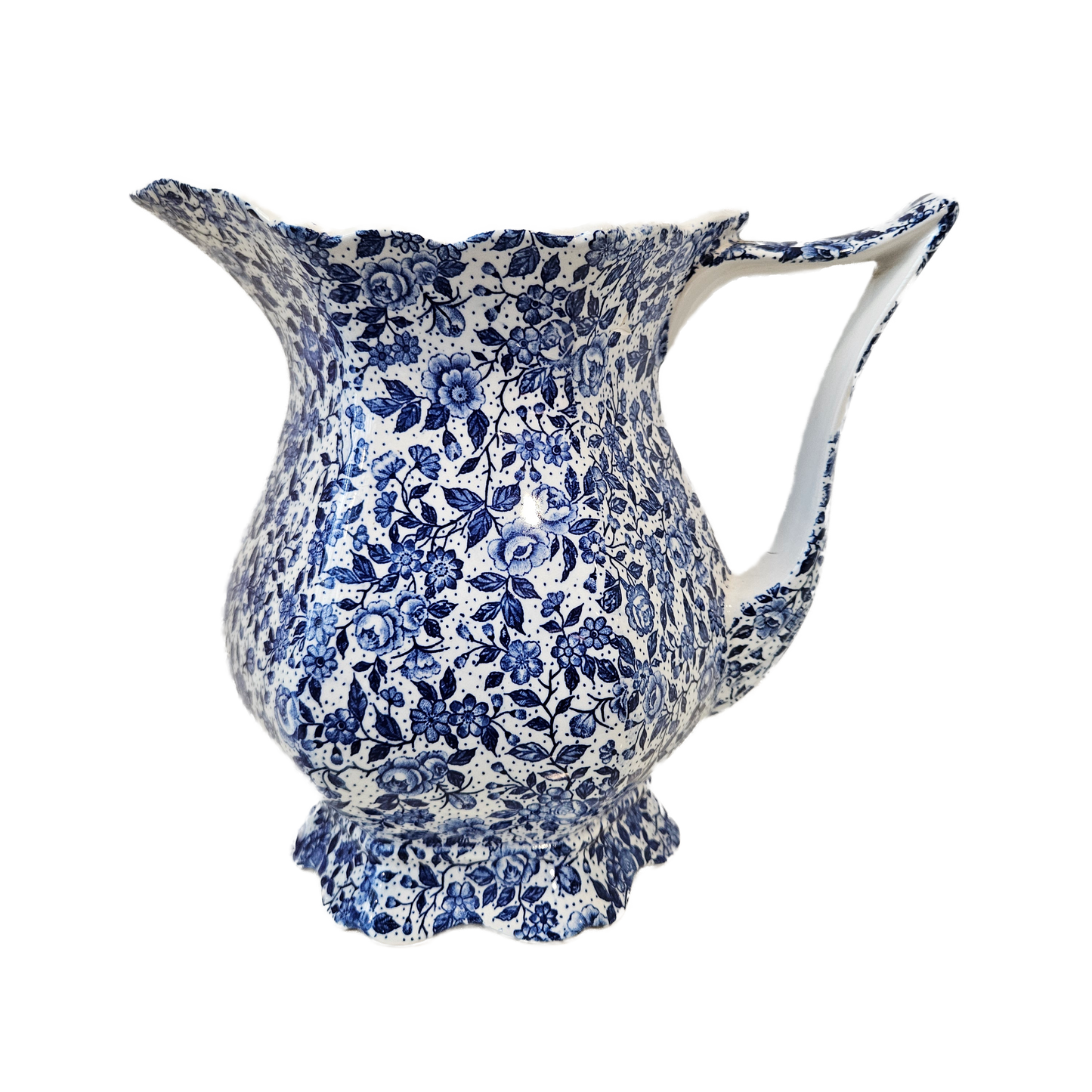 BLUE AND WHITE JUG