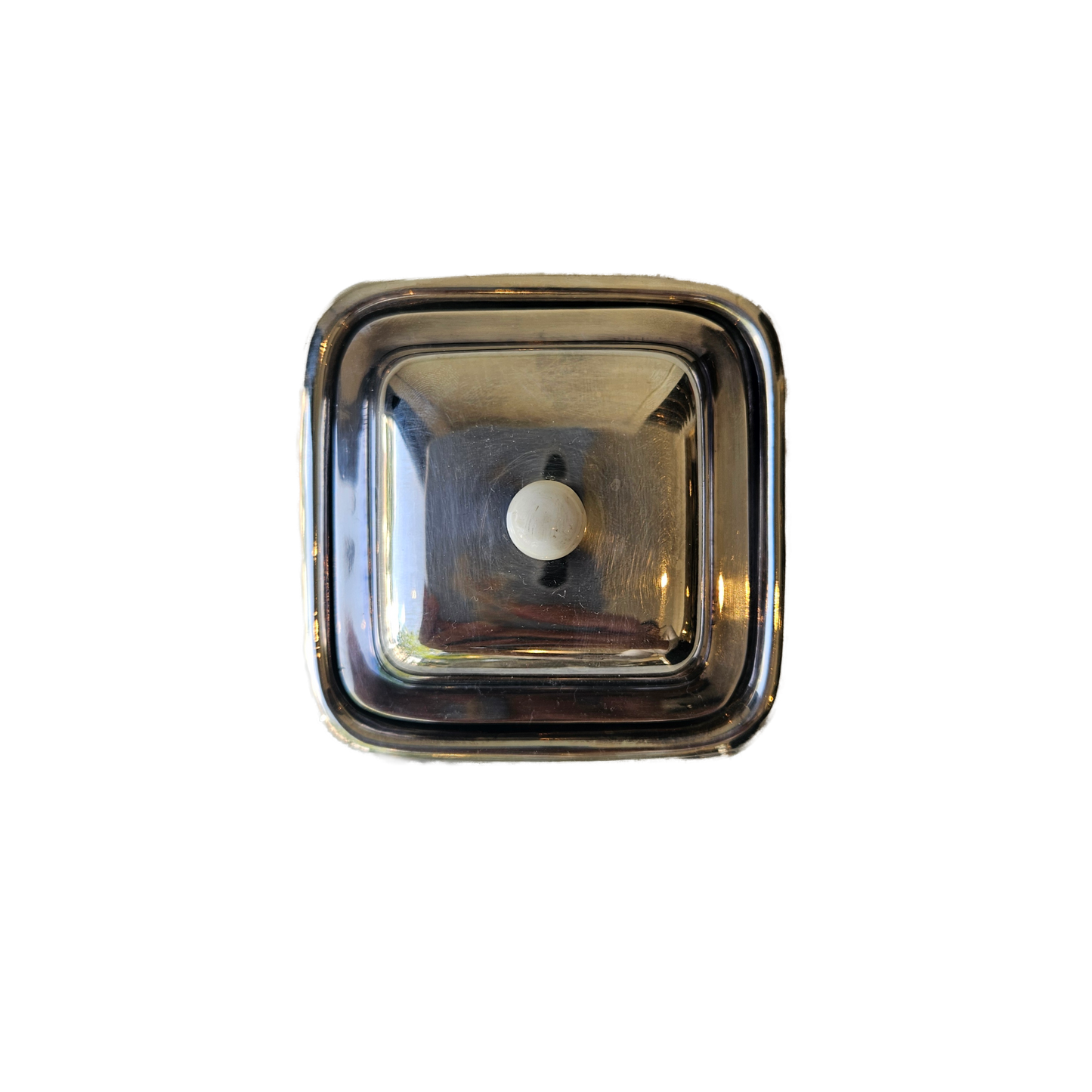 SILVER BUTTER DISH