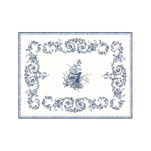 LES DEPAREILLEES BLUE - ACRYLIC SERVING TRAY SMALL