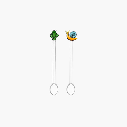 ANIMAL FARM - SET 2 SPOONS SNAIL & FOG