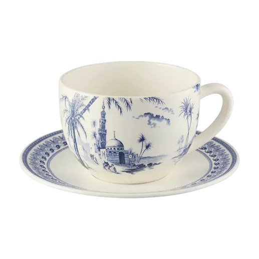 LES DEPAREILLEES BLUE - JUMBO CUP & SAUCER