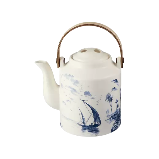 LES DEPAREILLEES BLUE - JAPANESE TEAPOT