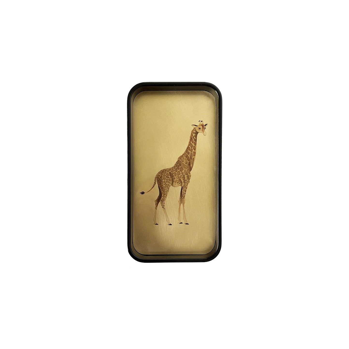 ANIMATE SMALL BRASS TRAY - GIRAFFE
